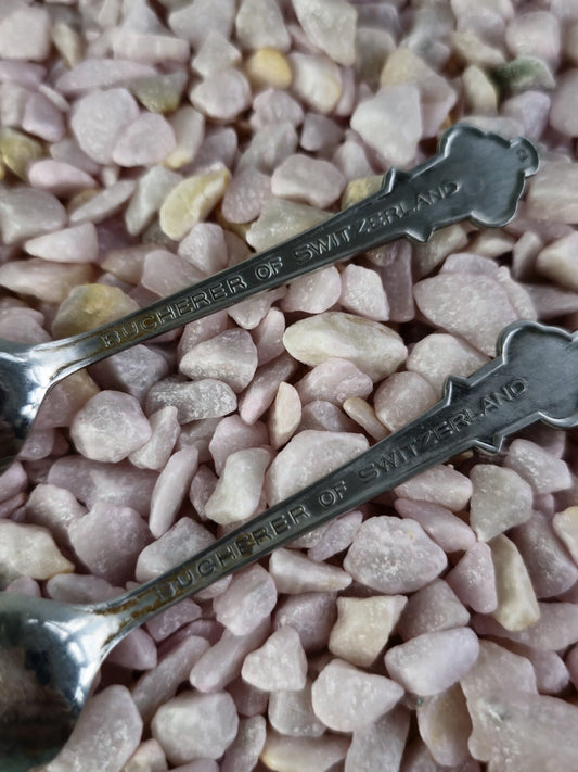 Pair ofTwo Rolex Cuillère Collector Spoon Bucherer Switzerland Interlaken Lugano