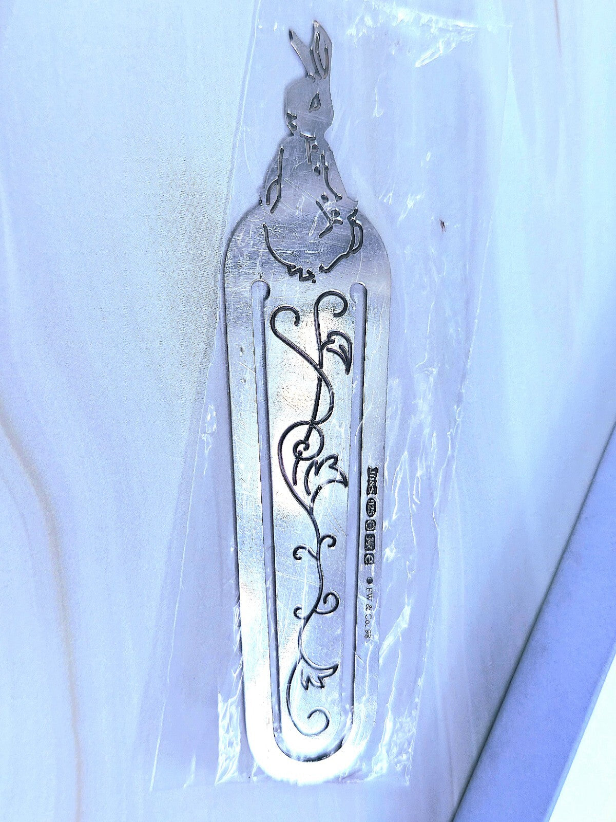 Solid Sterling 925 Silver Pierced Bookmark Kids Gift Christening Birthday New