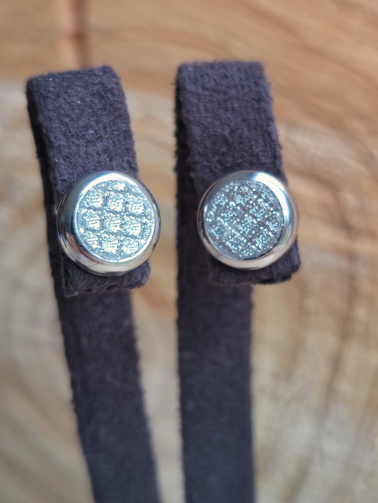Glitter 9ct White Gold Sleepers Stud Earrings Butterfly Daily Use Elegant