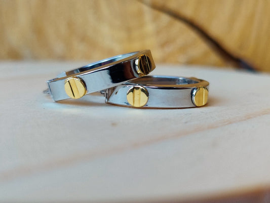 OVAL Gold Screw Hoop Earrings 9ct White Gold 24mm x 18mm Hallmarked Oval Shape