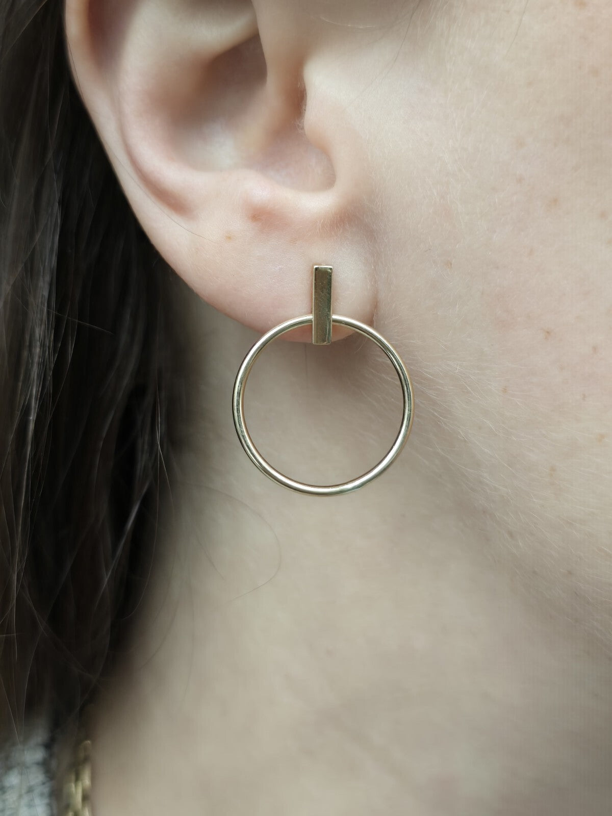 NEW 9ct Solid Yellow Gold Drop Earrings Circle Studs Butterfly Hoop Geometric