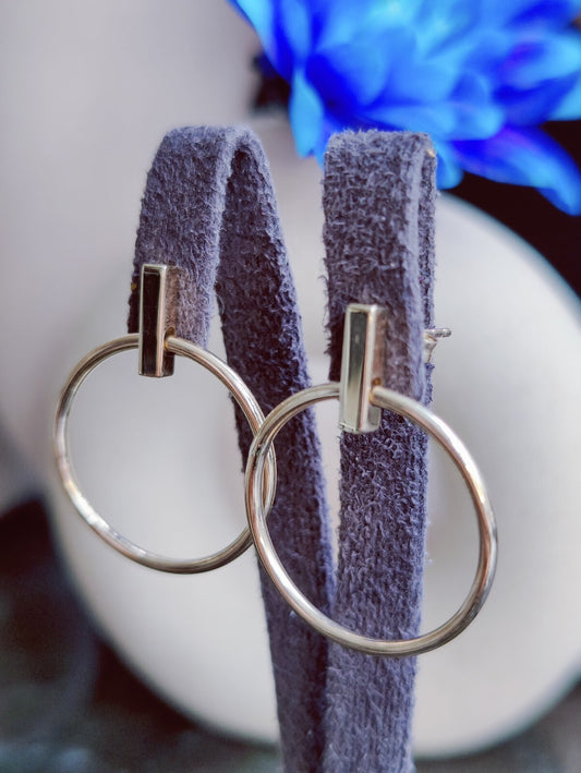 NEW 9ct Solid Yellow Gold Drop Earrings Circle Studs Butterfly Hoop Geometric