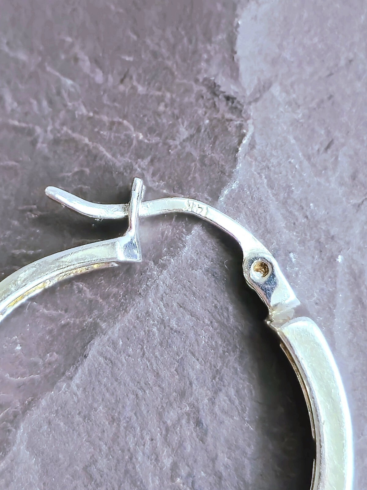 9K White Gold Hoop Diamond Earrings 0.50ct 25mm Diameter 6.20g Hallmarked Hoops