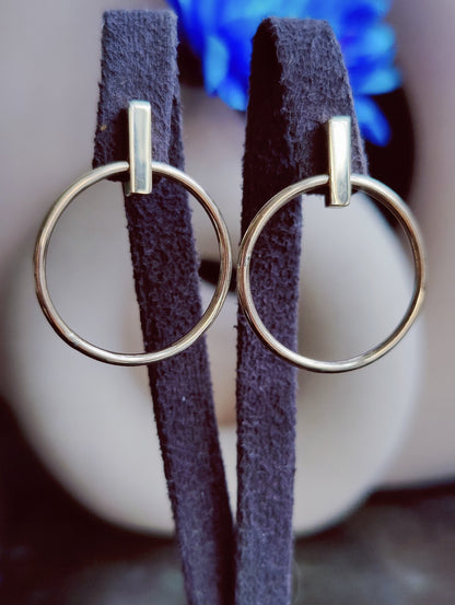 NEW 9ct Solid Yellow Gold Drop Earrings Circle Studs Butterfly Hoop Geometric 