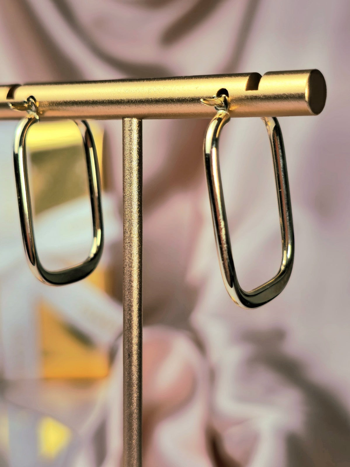 NEW 9ct Yellow/White Gold Solid Drop Dangling Earrings Studs Hallmarked