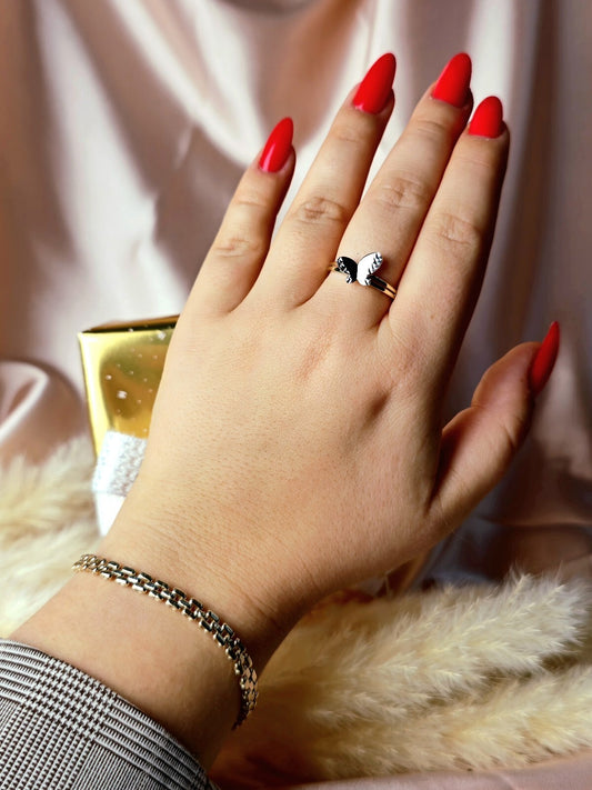 New 9ct Rose Gold Brick Link Bracelet Panthere Style Unisex 5mm Wide 7.5'' Long