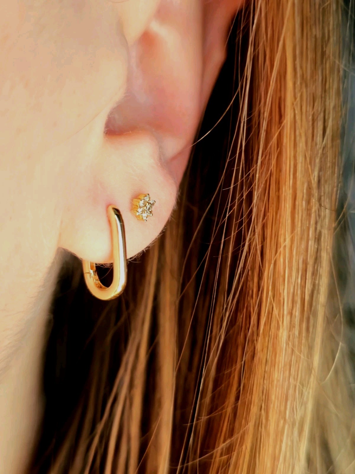NEW Solid 9ct Yellow Gold Hoop Earrings Small Everyday Hoops Cute Sleepers