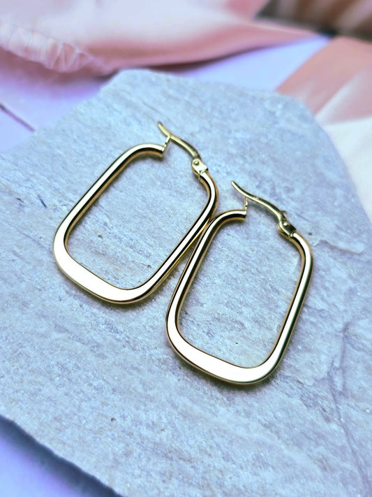 NEW 9ct Yellow/White Gold Solid Drop Dangling Earrings Studs Hallmarked