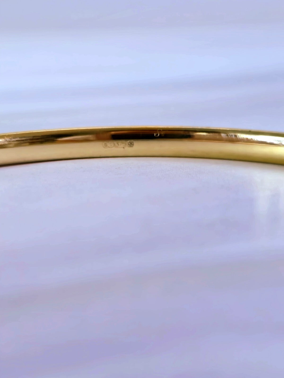 New 9ct Yellow Gold Round Bangle Stacking BRACELET Lovely 4mm 70mm diameter