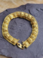 Solid 22ct Yellow Gold Fancy Chain  BRACELET 7inch Hook Clasp HALLMARKED 