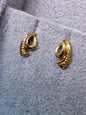 Solid 9ct Yellow Gold Knot Stud Earrings 1.4grams 
