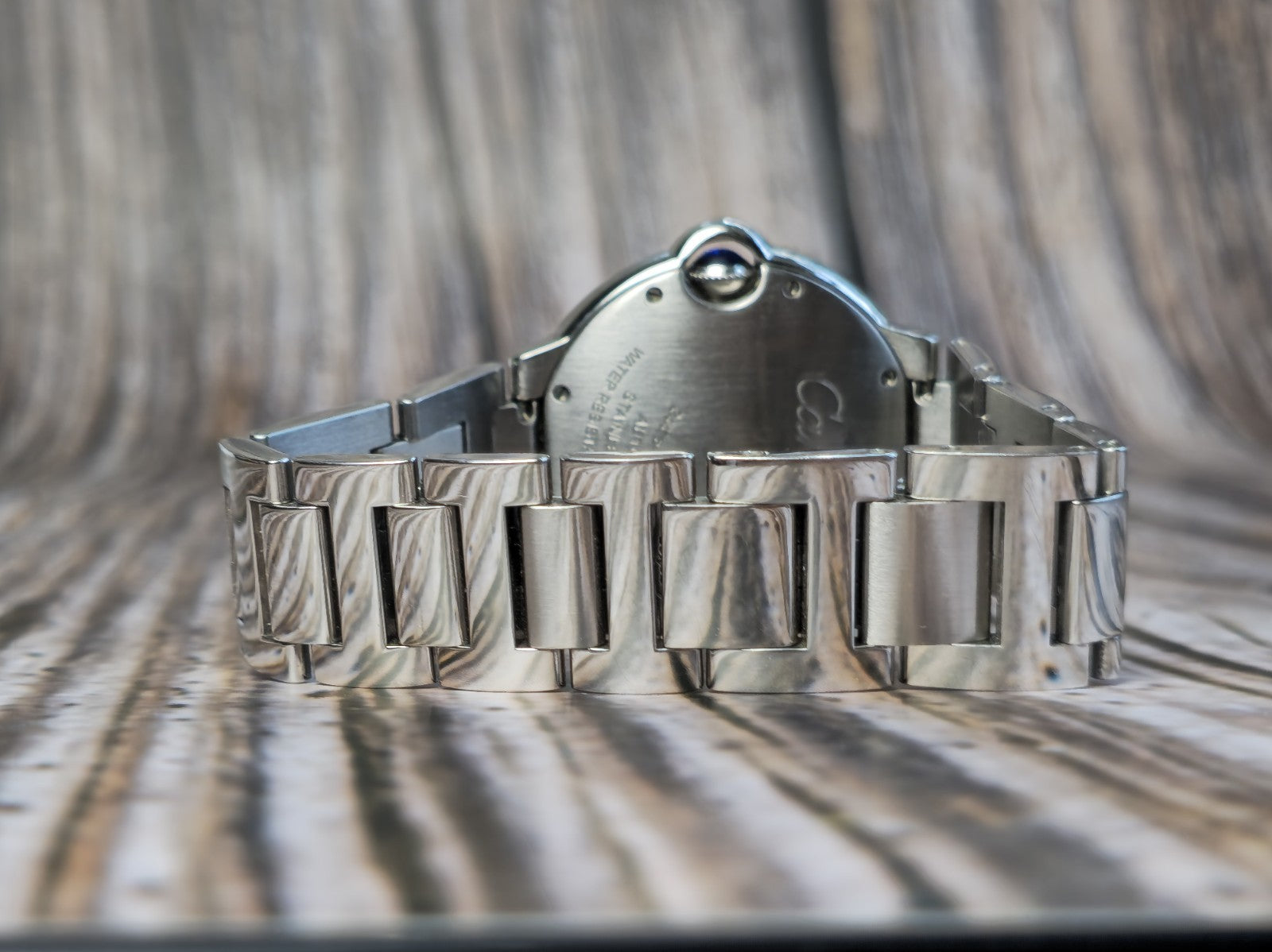 Cartier Ballon Bleu 36mm Steel Automatic Watch 2 Raw Diamond Bezel 3005 Papers