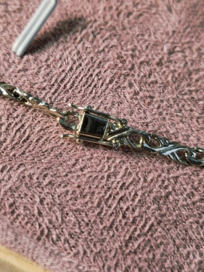 Big 14k White Gold Diamond Locket Necklace Pendant Holy Mary Christening Gift