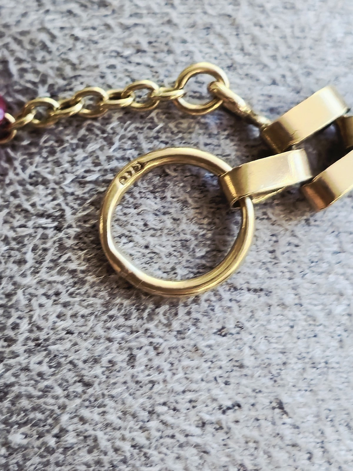 Vintage 9ct Yellow Gold Gate Bracelet With Heart Locket Great Condition 16.5cm