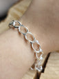 925 Sterling Silver Chunky Heavy Chain LINK CURB Bracelet 22 grams 10mm 7,5inch
