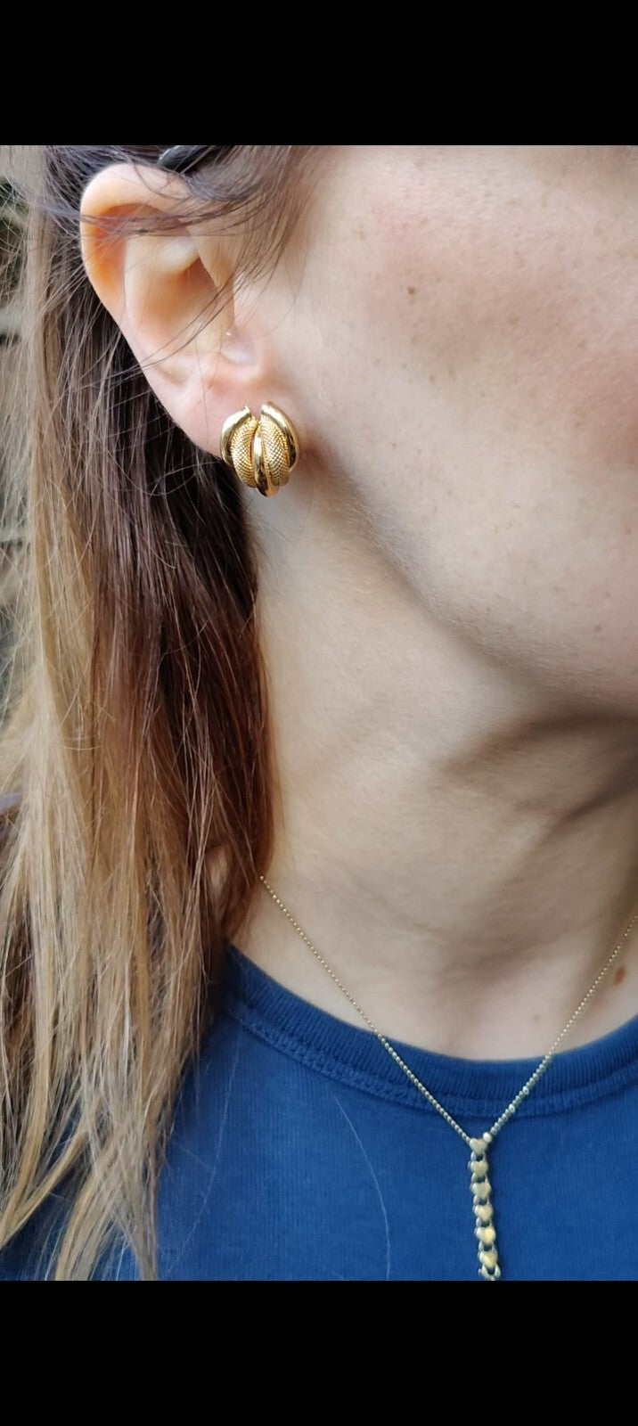 NEW 9ct Yellow Gold Stud Earrings 2 Grams Hallmarked Butterfly Lovely