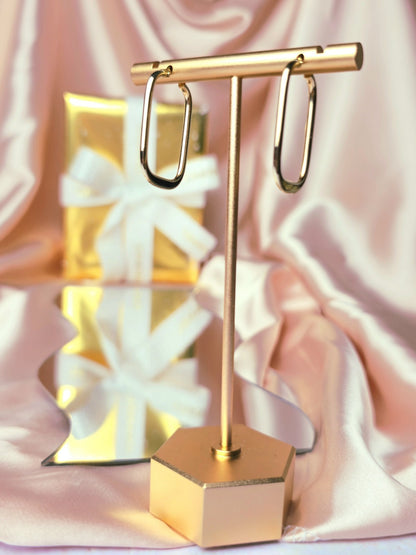 NEW 9ct Yellow/White Gold Solid Drop Dangling Earrings Studs Hallmarked