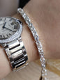 925 Sterling Silver Chunky Byzantine Chain Bracelet 4.5mm 24grams 8inch