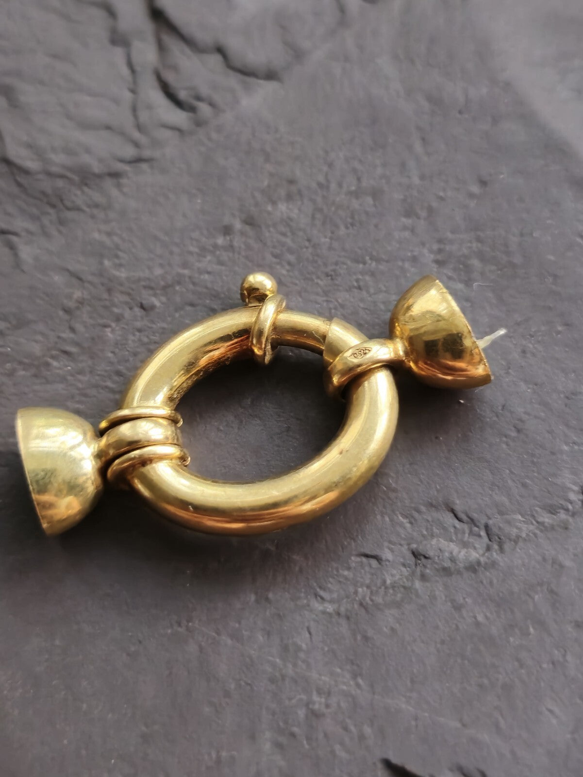 18ct Yellow Gold Lobster Clasp for Necklace or Bracelet Heavy Chunky 22mm x17mm