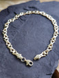 Lovely New Solid 9ct Yellow Gold Fancy BRACELET 7.5inch Hallmarked X design